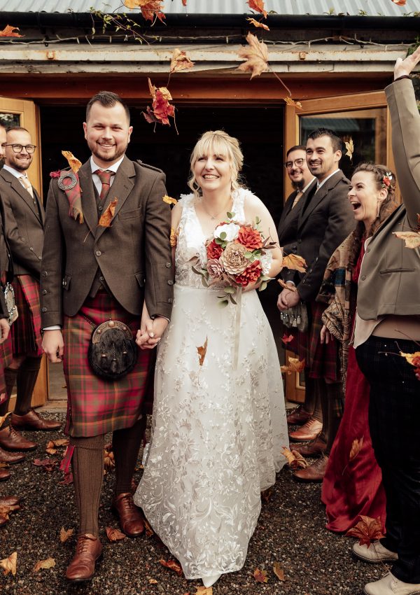 Wedding Day: Two Frenchies got married in Scotland